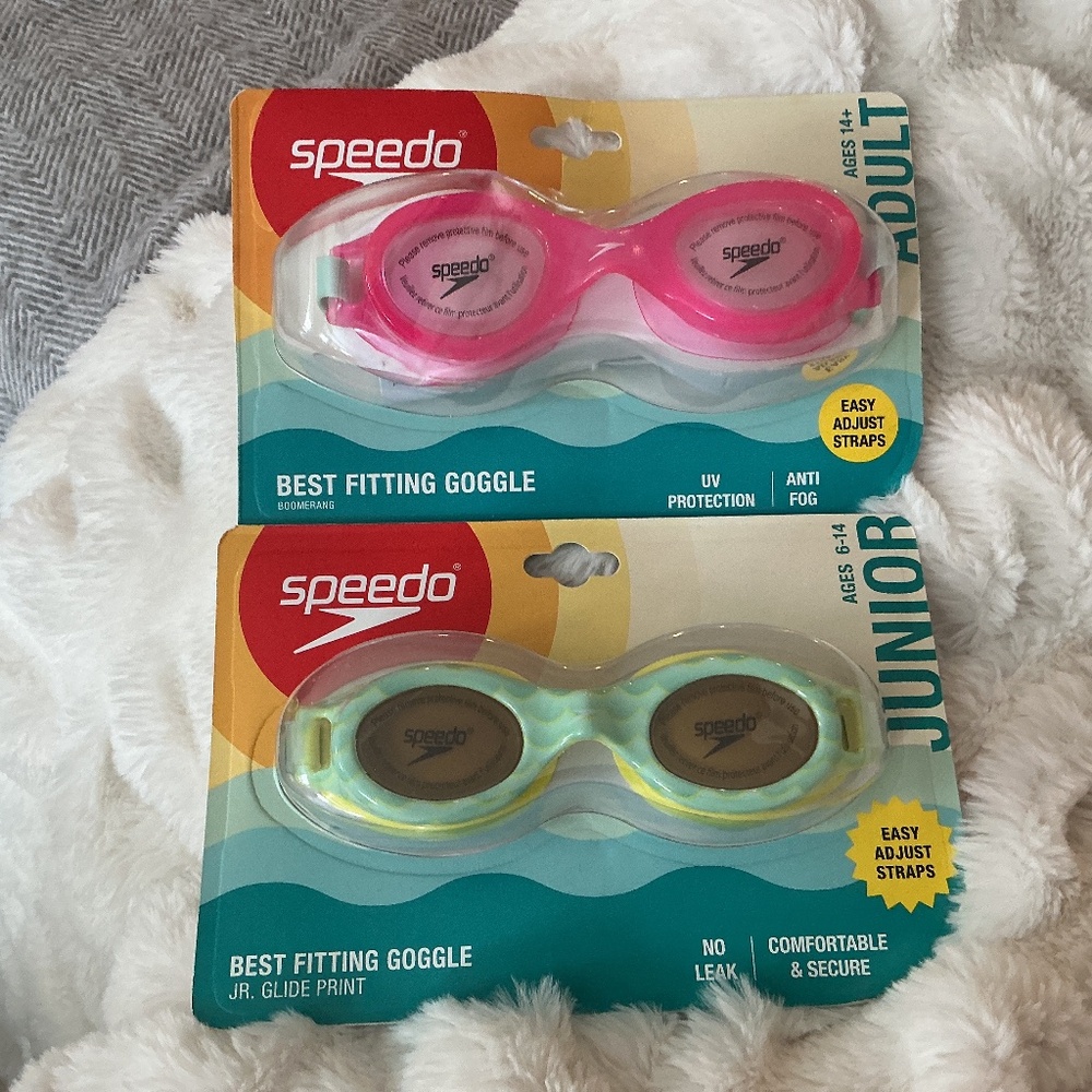 Speedo swim adult and junior size googles